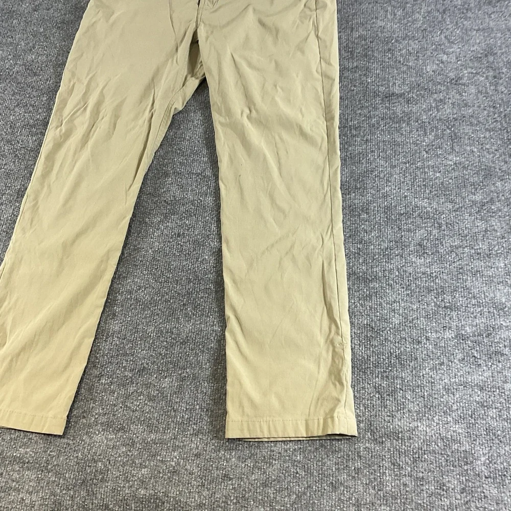 The North Face Mens Motion Pants Khaki Tan Straight Leg Hiking Outdoor Size 30
